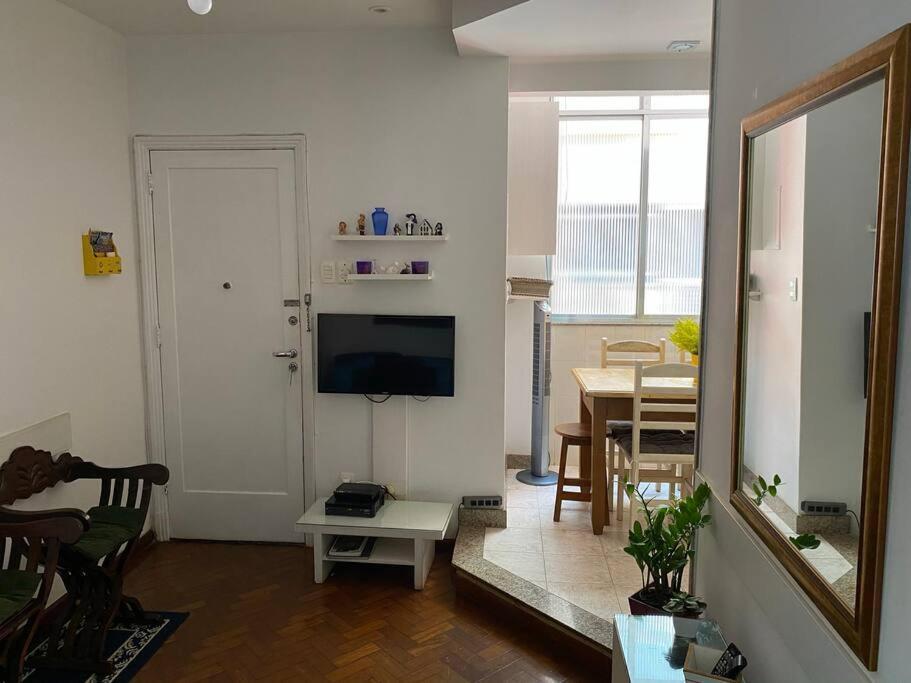 Charmoso Apartamento Na Av. Atlantica, Copacabana 里约热内卢 外观 照片